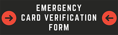 Emergency card verification