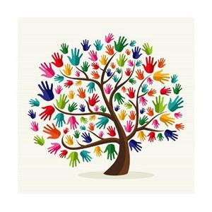 Tree made of Hands