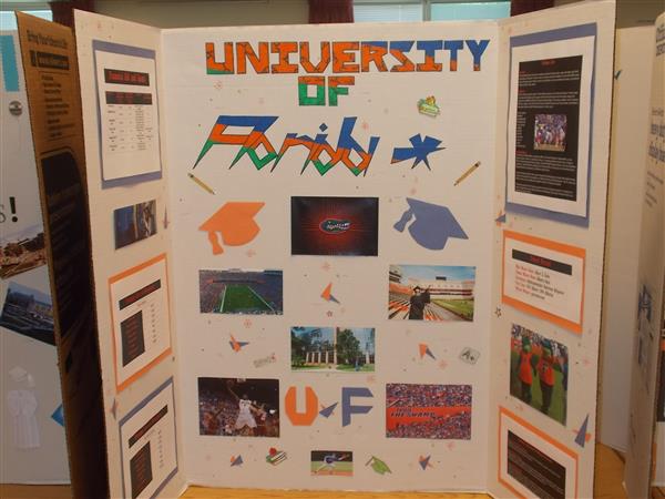 University of Florida display board 