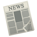 News--Image of a black and white newspaper 