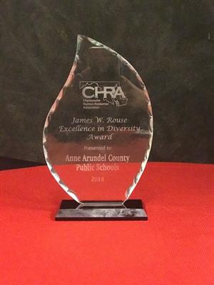 Jame W Rouse Diversity Award - Glass Award 