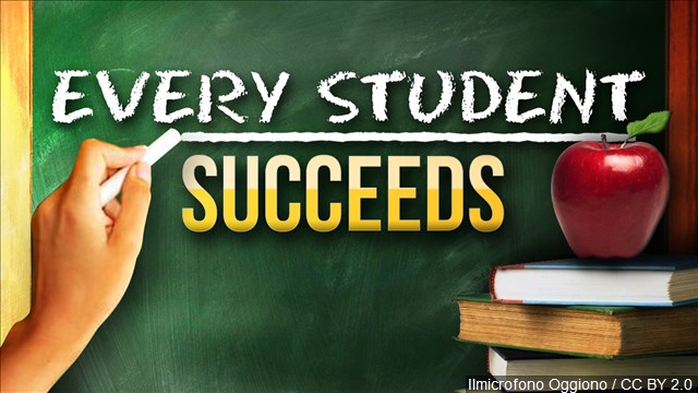 Chalkboard with Every Student Succeeds written on it Chalkboard with Every Student Succeeds written on it