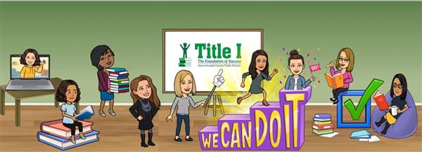 Title I Logo with graduate on top of books with motto The Foundation of Success Anne Arundel County Public Schools with memes Title I Logo with graduate on top of books with motto The Foundation of Success Anne Arundel County Public Schools with memes