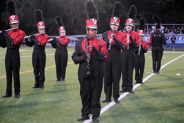 Crofton High School Marching Band Performing