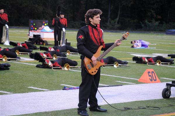 Crofton High School Marching Band Performing