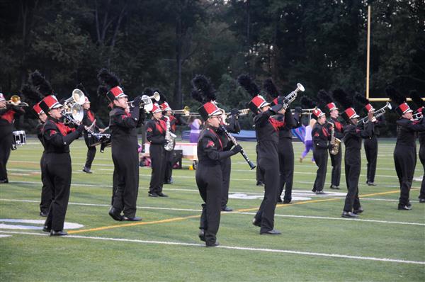 Crofton High School Marching Band Performing