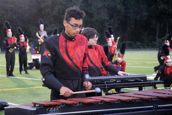 Crofton High School Marching Band Performing