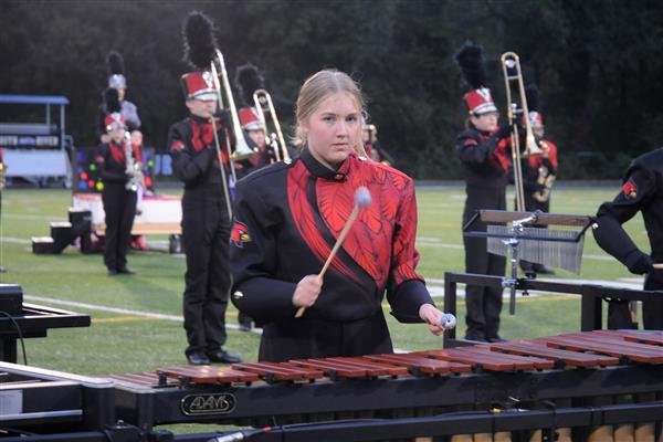 Crofton High School Marching Band Performing