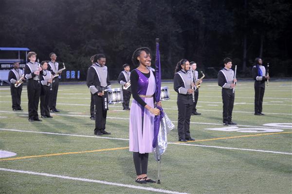 Meade High School Marching Band Performing