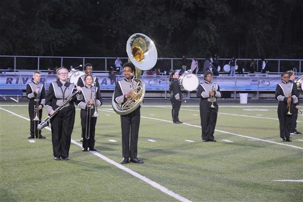 Meade High School Marching Band Performing