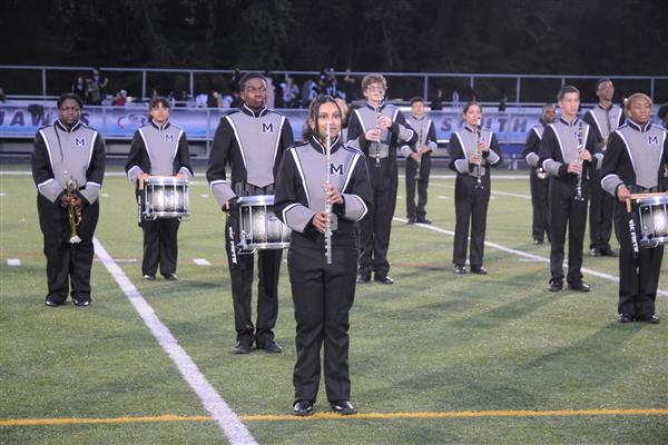 Meade High School Marching Band Performing