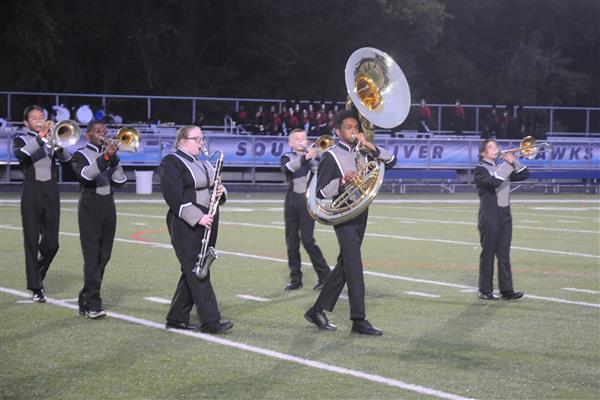 Meade High School Marching Band Performing