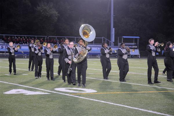 Meade High School Marching Band Performing