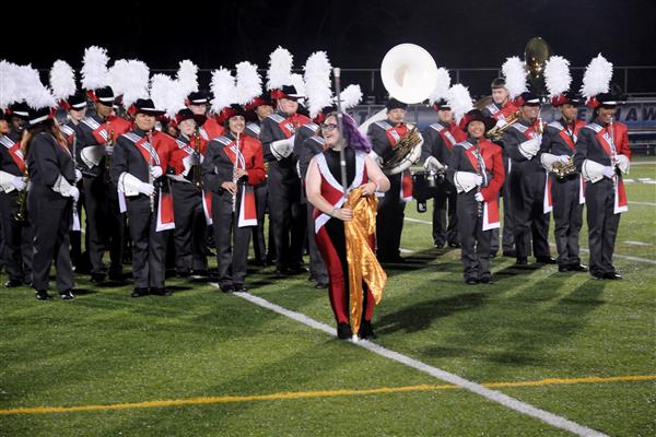 Glen Burnie High School Marching Band Performing