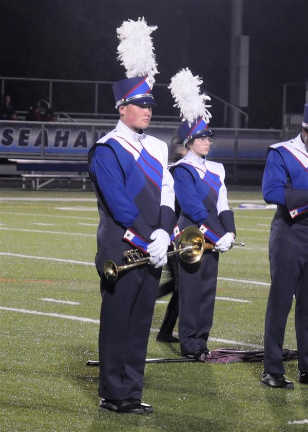Old Mill High School Marching Band Performing