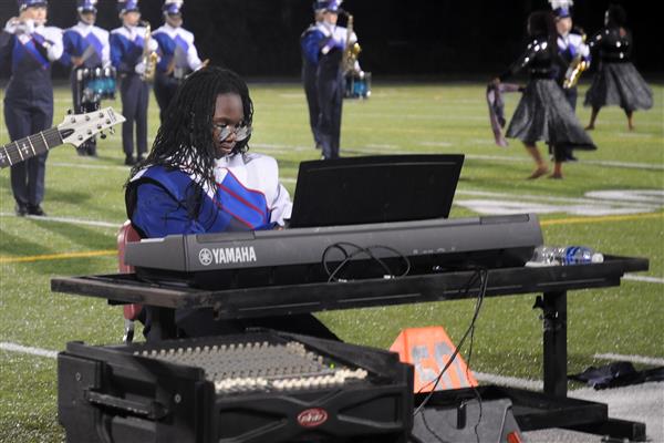 Old Mill High School Marching Band Performing