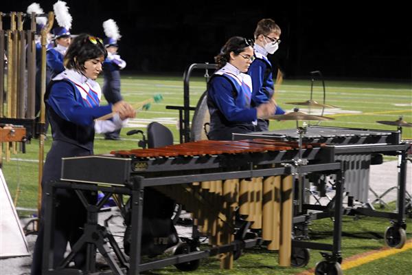 Old Mill High School Marching Band Performing