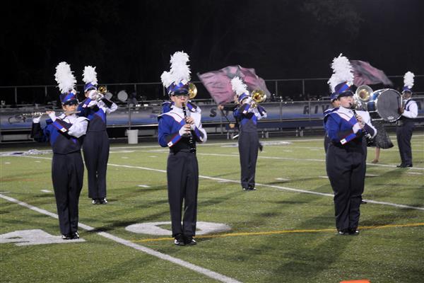 Old Mill High School Marching Band Performing