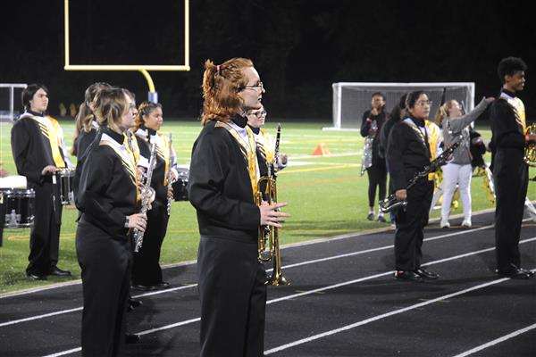Northeast High School Marching Band Performing