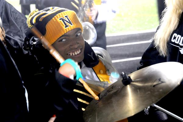 Northeast High School Marching Band Performing