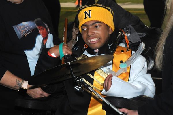 Northeast High School Marching Band Performing