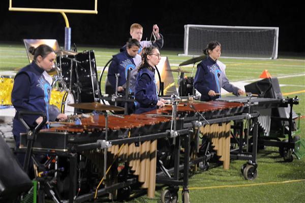 Chesapeake High School Marching Band Performing