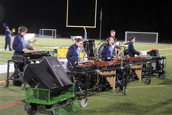 Chesapeake High School Marching Band Performing