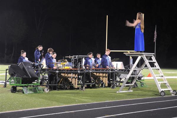 Chesapeake High School Marching Band Performing