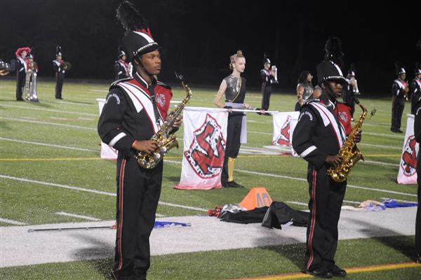 North County High School Marching Band Performing