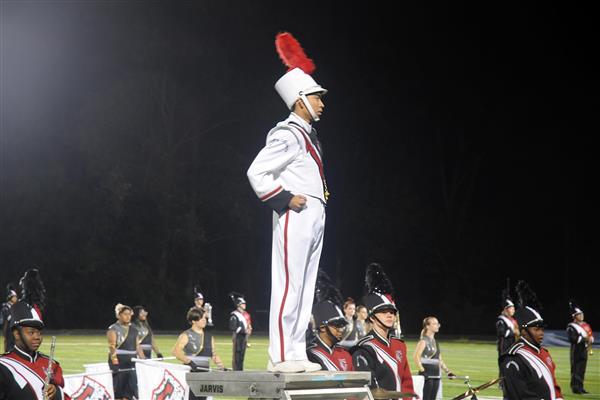 North County High School Marching Band Performing