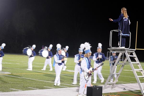 South River High School Marching Band Performing