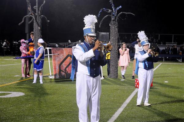 South River High School Marching Band Performing