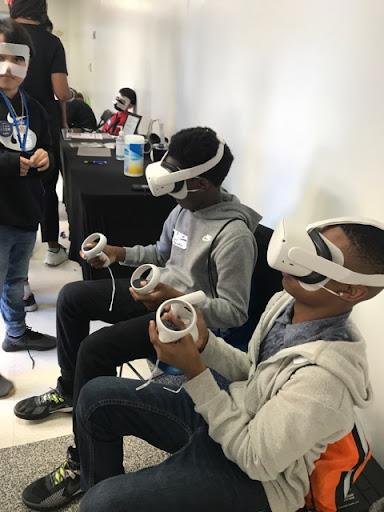 VR fun with students